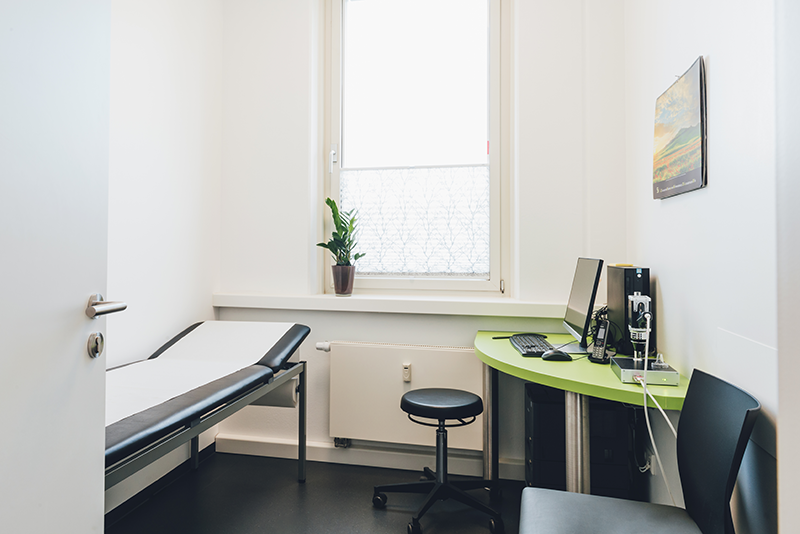 Blick in ein Behandlungszimmer